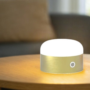 Mignon tl ideal lux lampada da tavolo ottone led 3000k touch dimmer