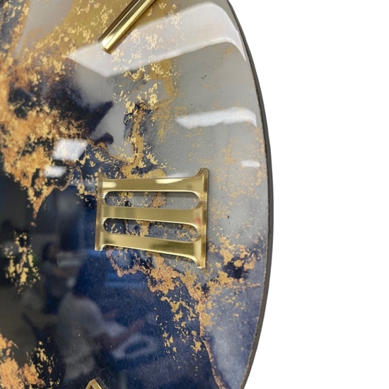 Orologio onde design particolare 80cm grandi dimensioni elegante