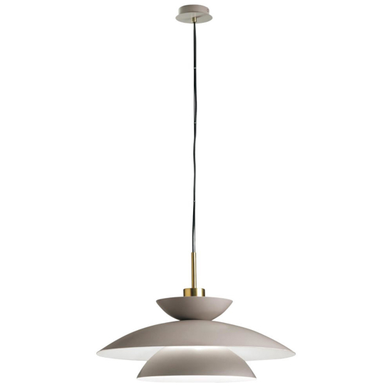 Sforzin miloox kloe lampadario tortora per cucina moderna