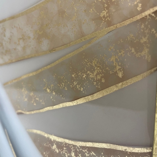 Capezzale capoletto sacra 90x60 famiglia cornice oro in resina lucido
