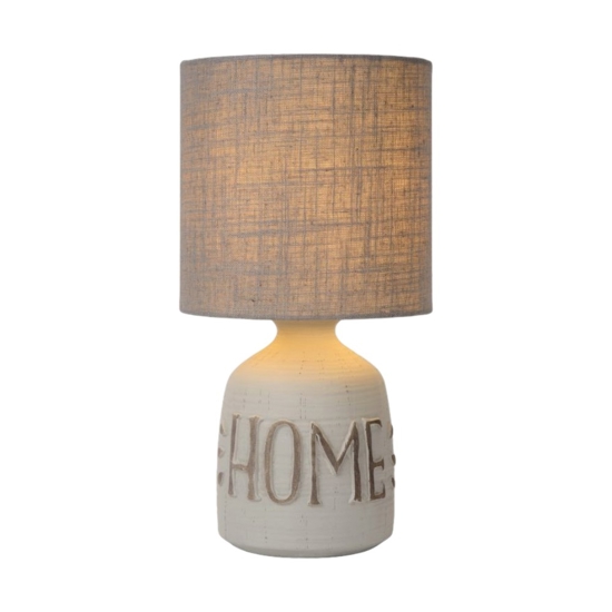 Abat-jour per camera da letto shabby chic lampada da comodino di ceramica