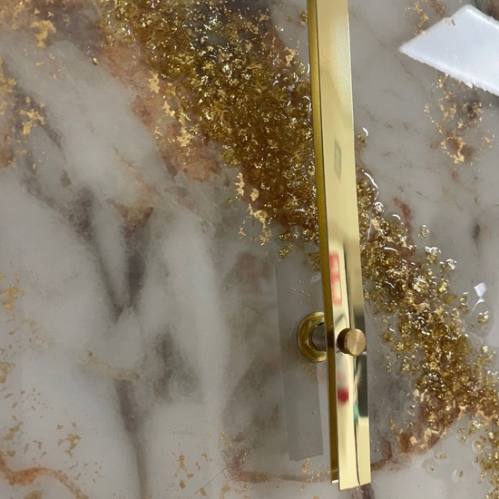 Orologio 100cm per parete di grandi dimensioni marrone bianco oro