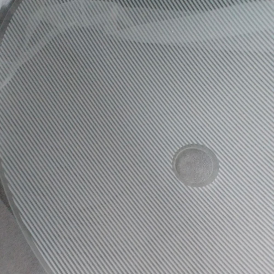 Lampadario per cucina moderna vetro bianco rigato