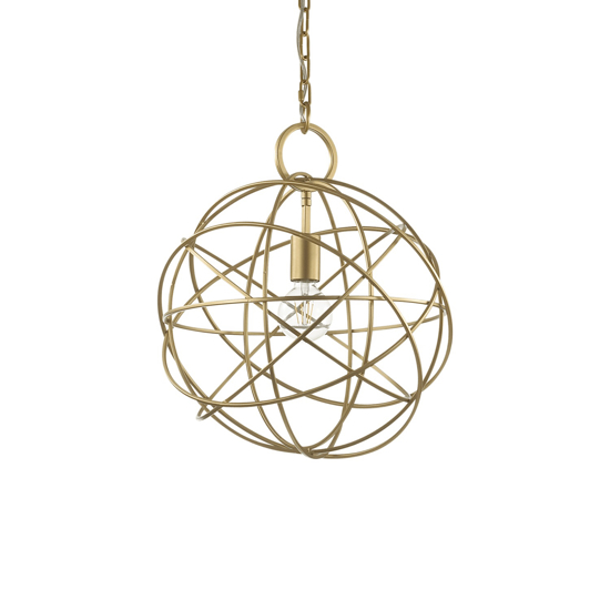 Konse sp1 ideal lux lampadario moderno sfera oro