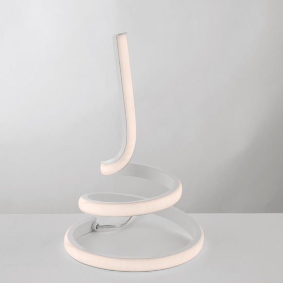 Abat-jour da comodino luminosa moderna bianca led 15w 4500k
