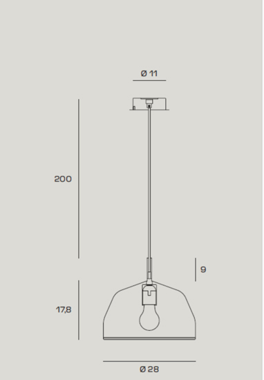 Lampadario per cucina moderna campana sabbia miloox mug