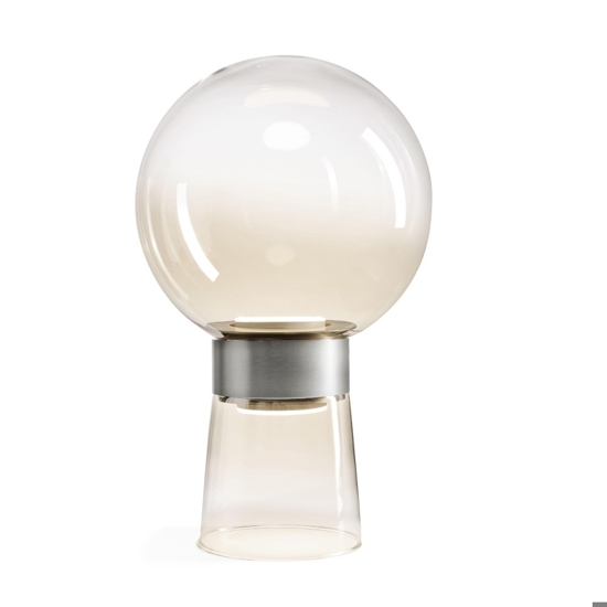 Lampada da tavolo in vetro miloox jotto design moderna