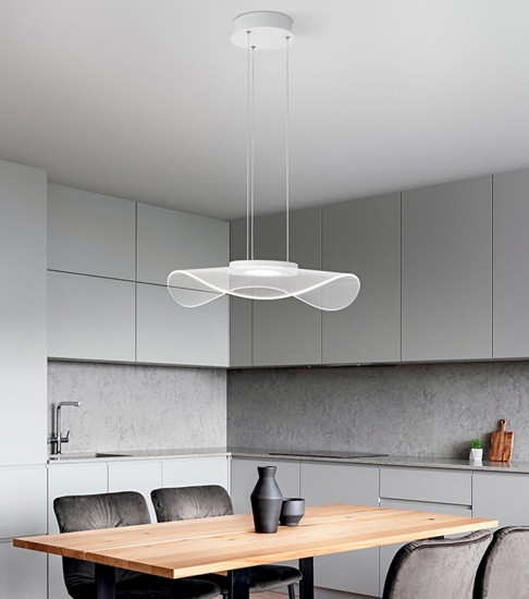 Lampadario medusa design per cucina moderna led 30w 3000k perenz illuminazione