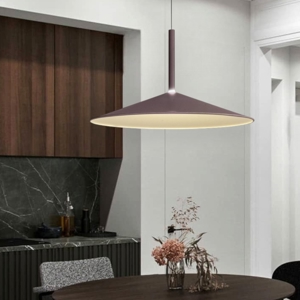Lampadario saliscendi per cucina moderna marrone 16w 3000k