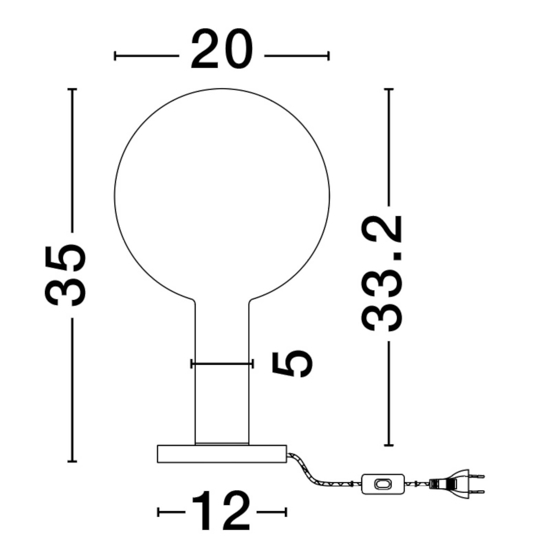 Abat-jour lampada design sfera di vetro rosa scuro led moderna