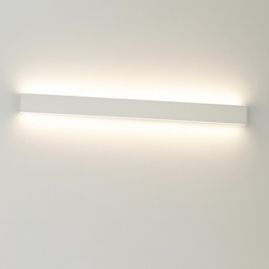 Applique da esterno 60cm led 22w 3000k bianco rettangolare