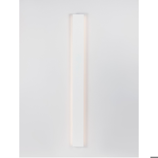 Applique da parete 90cm 36w 3000k rettangolare bianca