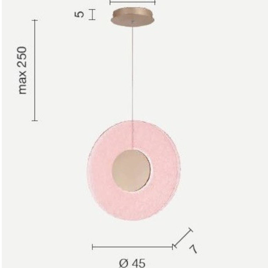 Ondaluce so candy lampadario da cucina vetro trasparente design