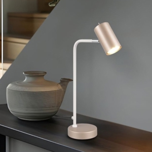 Lampada da tavolo moderna marrone