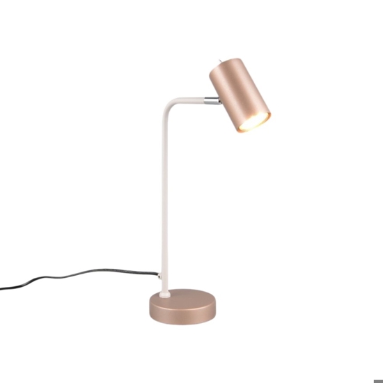 Lampada da tavolo moderna marrone