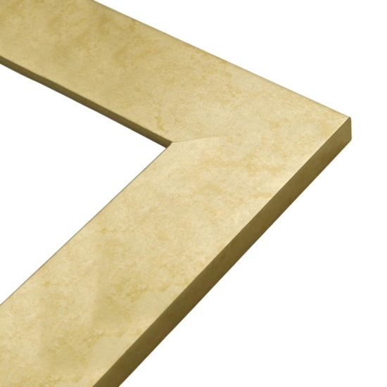 Quadro verticale astratto 63x83 cornice oro