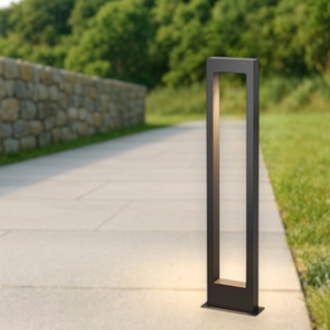 Maytoni lampione da giardino bonn led 3000k ip65 grigio