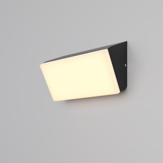 Maytoni brick applique da esterno led 3000k ip54 nero moderno