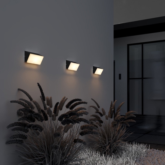 Maytoni brick applique da esterno led 3000k ip54 nero moderno