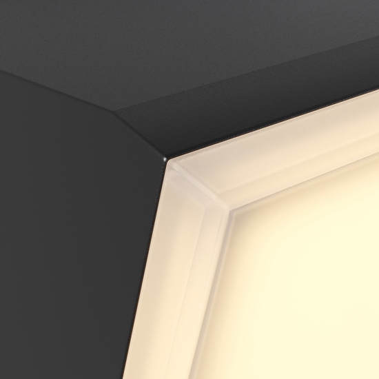 Maytoni brick applique da esterno led 3000k ip54 design minimal