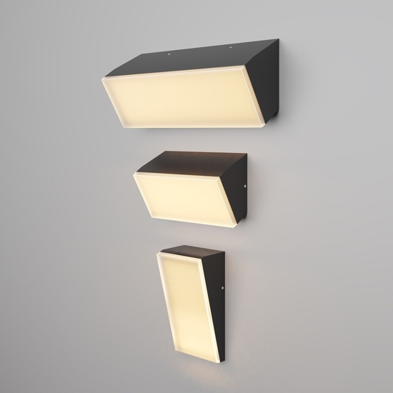 Maytoni brick applique da esterno led 3000k ip54 design minimal