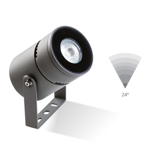 Faretto orientabile da esterno grafite led 12w 3000k ip65