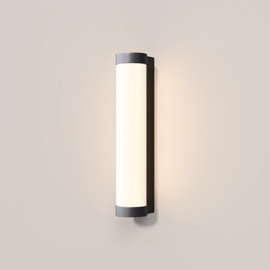 Maytoni rounge applique da esterno nero led 3000k ip54 moderno