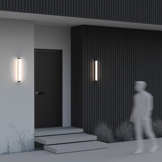 Maytoni rounge applique da esterno led 3000k ip54 cilindrico
