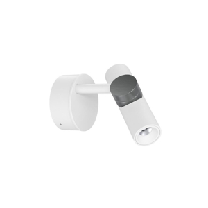 Applique da parete led 11w 3000k linea light goose bianco grigio