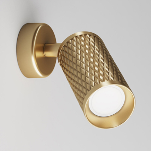 Applique focus classico cilindro oro orientabile maytoni
