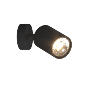 Toplight applique da parete con spot orientabile nero