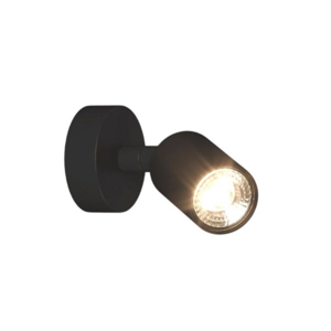 Applique da parete orientabile nero toplight