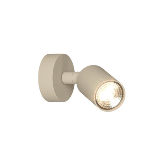 Applique da parete toplight orientabile cilindro sabbia