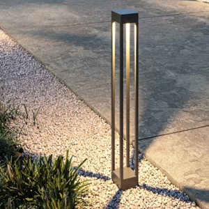 Maytoni elbe lampione da giardino led 3000k ip65 design minimal