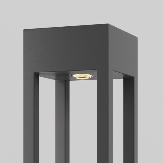 Maytoni elbe lampione da giardino led 3000k ip65 design minimal