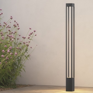 Maytoni elbe lampione da giardino moderno led 3000k ip65 rettangolare