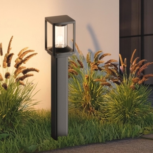 Maytoni cell lampione da giardino ip54 nero minimal
