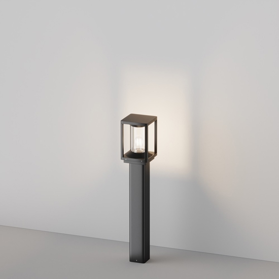 Maytoni cell lampione da giardino ip54 nero minimal