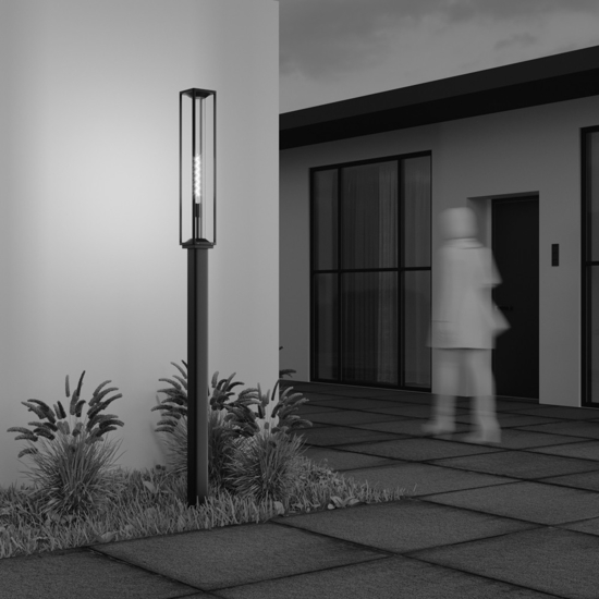 Maytoni cell lampione alto da giardino ip54 moderno