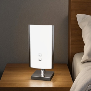 Abat jour camera da letto moderna in vetro bianco top light shadow