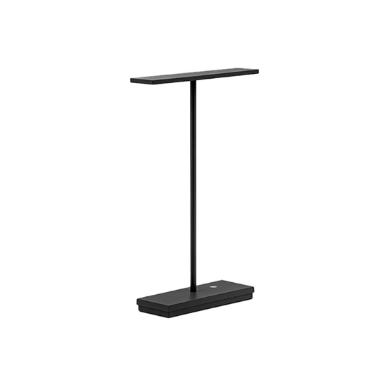 Linea light dubcolor lampada da tavolo moderna nera led