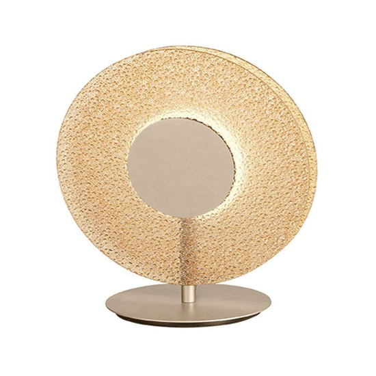 Abat-jour da comodino ondaluce lt candy led vetro ambra