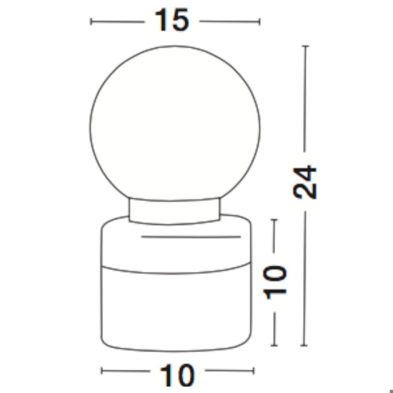 Abat-jour per camera da letto grigio oro