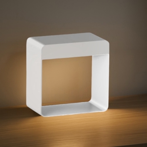 Dama linea light lampada da tavolo moderna bianca led 3000k portatile
