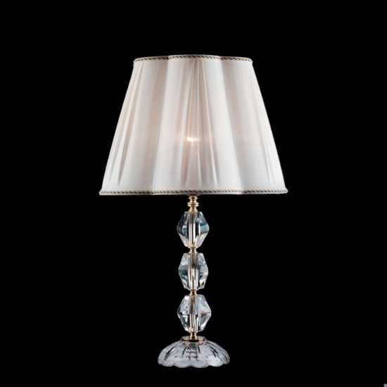 Ondaluce lampada da tavolo per soggiorno cristallo classica
