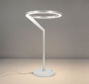 Lampada da tavolo bianca moderna led 15w 3000k 4000k vivida meridiana