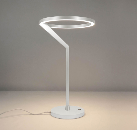 Lampada da tavolo bianca moderna led 15w 3000k 4000k vivida meridiana
