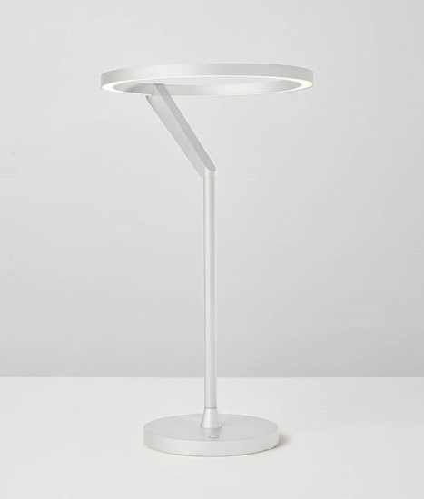 Lampada da tavolo bianca moderna led 15w 3000k 4000k vivida meridiana