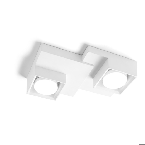 Plafoniera da cucina moderna in gesso sforzin sibari