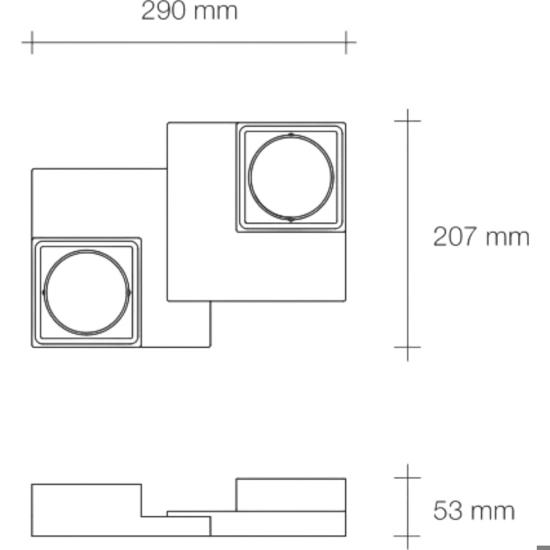 Plafoniera da cucina moderna in gesso sforzin sibari